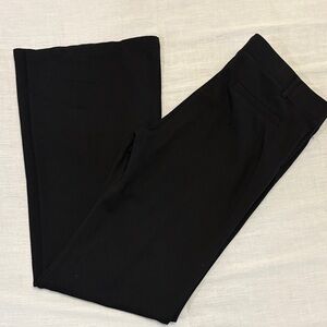 Betabrand Black Wide-Leg Dress Pants